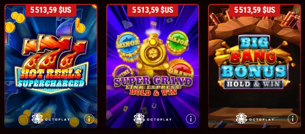 Jeux disponibles sur POKERSTARS CASINO
