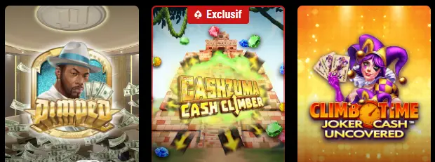 Types de machines à POKERSTARS CASINO
